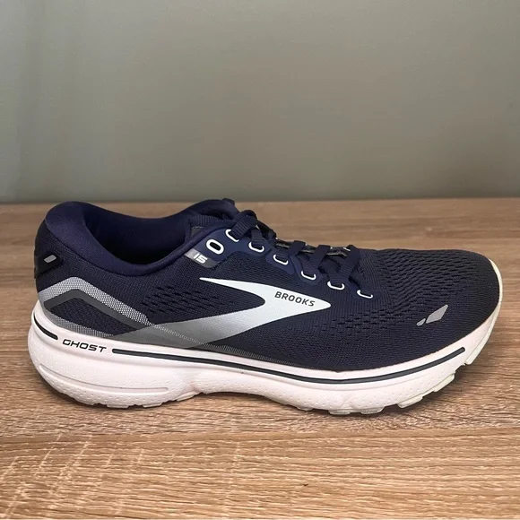 Brooks Ghost 15 Running Shoes – Peacoat / Navy / White – Women’s 7.5 - Picture 3 of 7